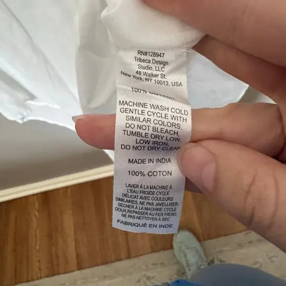 NILI LOTAN Normandy Blouse In white short sleeve sheer casual summer Size Small - Picture 6 of 7